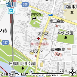 福島県喜多方市塩川町中町1894周辺の地図