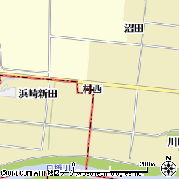 福島県喜多方市塩川町金橋村西周辺の地図