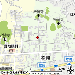 福島県二本松市松岡115周辺の地図