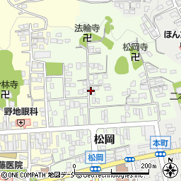 福島県二本松市松岡113周辺の地図