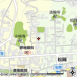 福島県二本松市松岡133周辺の地図