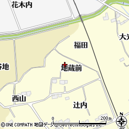 福島県南相馬市原町区江井地蔵前周辺の地図