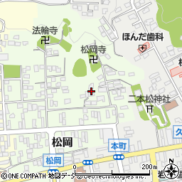 福島県二本松市松岡97周辺の地図