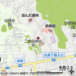 福島県二本松市本町1丁目53周辺の地図
