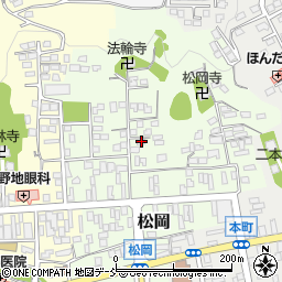 福島県二本松市松岡112周辺の地図
