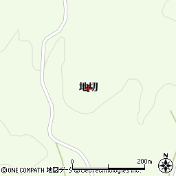 福島県川俣町（伊達郡）山木屋（地切）周辺の地図