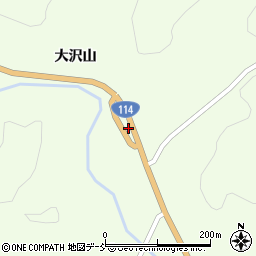 福島県伊達郡川俣町山木屋向羽山周辺の地図