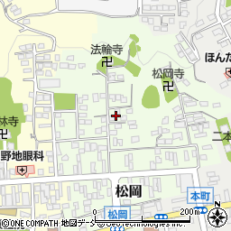 福島県二本松市松岡69周辺の地図
