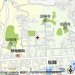 福島県二本松市松岡56周辺の地図