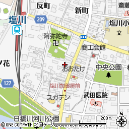 福島県喜多方市塩川町中町1892周辺の地図