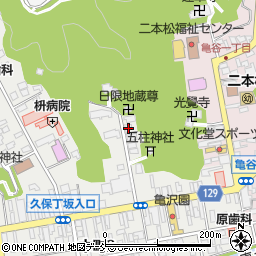 福島県二本松市本町1丁目185周辺の地図