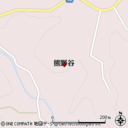 福島県二本松市戸沢熊野谷周辺の地図