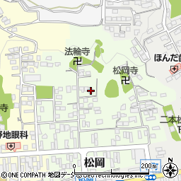 福島県二本松市松岡71周辺の地図