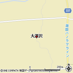 福島県喜多方市塩川町中屋沢唐沢周辺の地図
