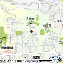 福島県二本松市松岡64周辺の地図