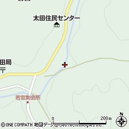 福島県二本松市太田祢祗跡周辺の地図