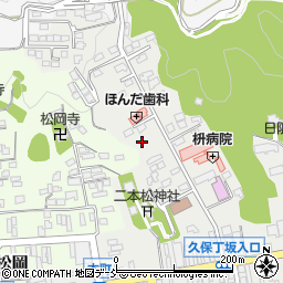 福島県二本松市本町1丁目30周辺の地図