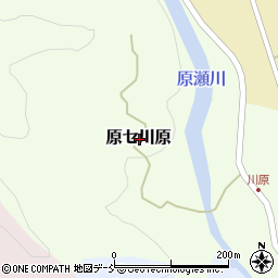 福島県二本松市原セ川原周辺の地図