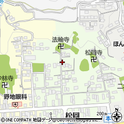 福島県二本松市松岡40周辺の地図