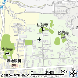 福島県二本松市松岡41周辺の地図