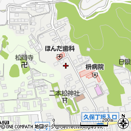 福島県二本松市本町1丁目29周辺の地図