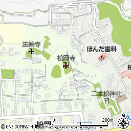 松岡寺周辺の地図