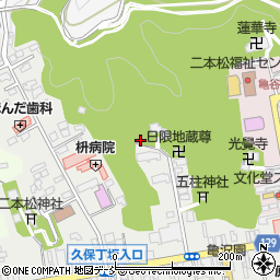 福島県二本松市本町1丁目150周辺の地図