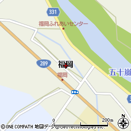 新潟県三条市福岡周辺の地図