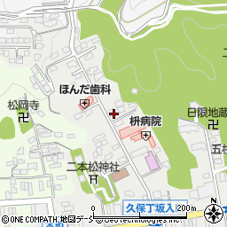 福島県二本松市本町1丁目113周辺の地図