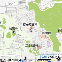 福島県二本松市本町1丁目26周辺の地図