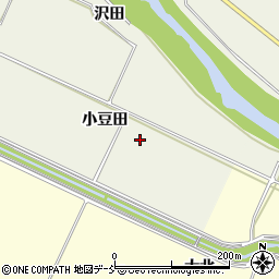 福島県南相馬市原町区米々沢小豆田周辺の地図