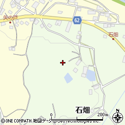 福島県二本松市石畑周辺の地図
