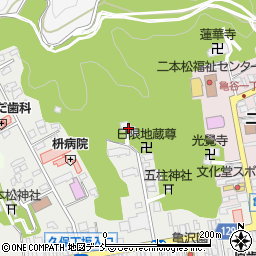 福島県二本松市本町1丁目148周辺の地図