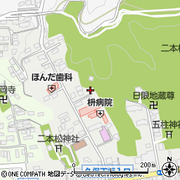 福島県二本松市本町1丁目115周辺の地図