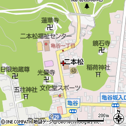 学校法人二本松幼稚園周辺の地図