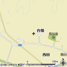 福島県南相馬市原町区鶴谷（台畑）周辺の地図