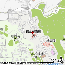 福島県二本松市本町1丁目23周辺の地図