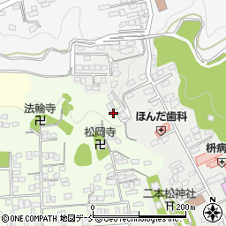 福島県二本松市松岡23-9周辺の地図