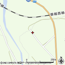 福島県耶麻郡西会津町野沢新田周辺の地図