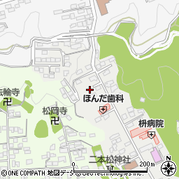 福島県二本松市本町1丁目19周辺の地図
