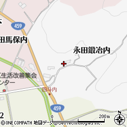 福島県二本松市永田鍛冶内45周辺の地図