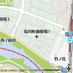 〒969-3527 福島県喜多方市塩川町御殿場の地図