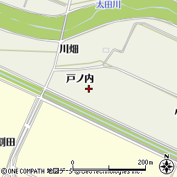 福島県南相馬市原町区米々沢（戸ノ内）周辺の地図