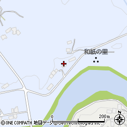 福島県二本松市上川崎中ノ内周辺の地図