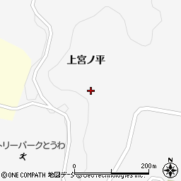 福島県二本松市針道上宮ノ平周辺の地図