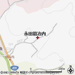 福島県二本松市永田鍛冶内周辺の地図