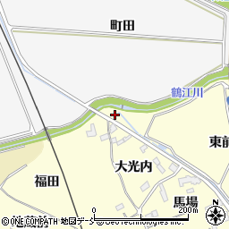 福島県南相馬市原町区江井東前周辺の地図