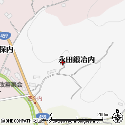 福島県二本松市永田鍛冶内48周辺の地図
