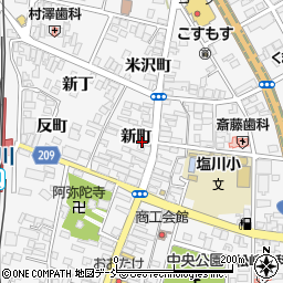 山川豆腐店周辺の地図
