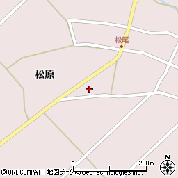 福島県耶麻郡西会津町尾野本松尾周辺の地図